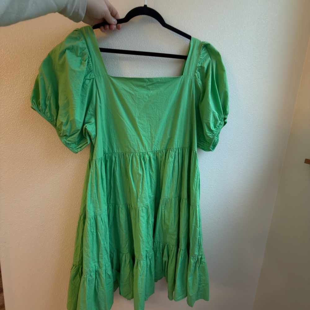 The Golden Globe Clothing Green Mini Dress | 1X